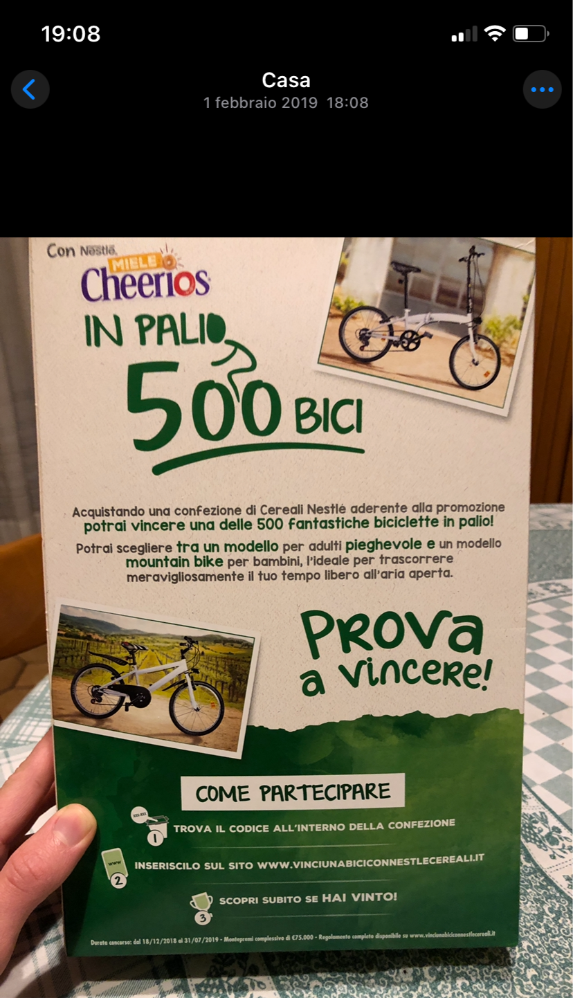 Foto Confezione “Cheerios” 01/02/2019 by Omar Falco